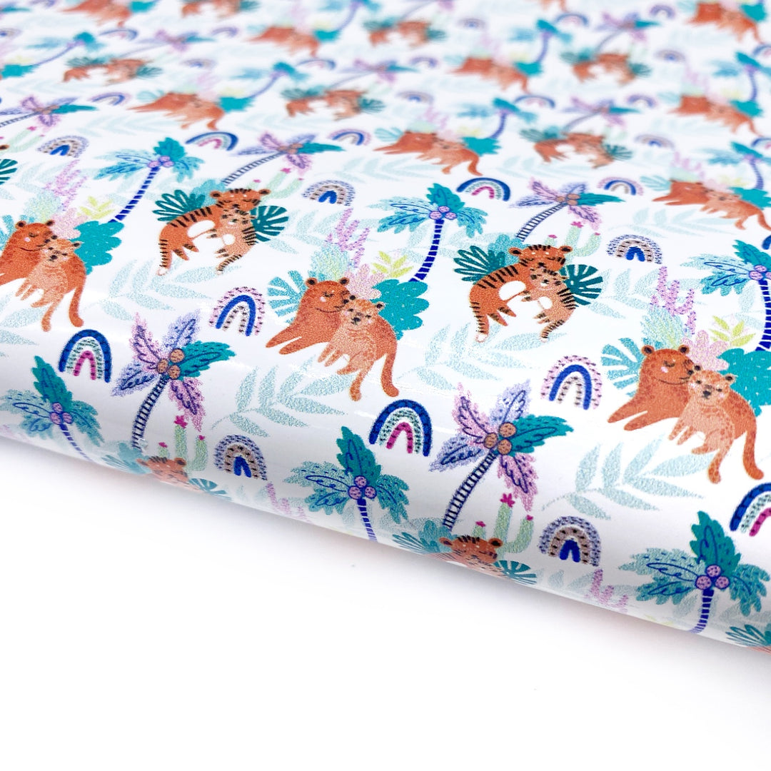 Tiger & Cub Patent Fabric Sheets