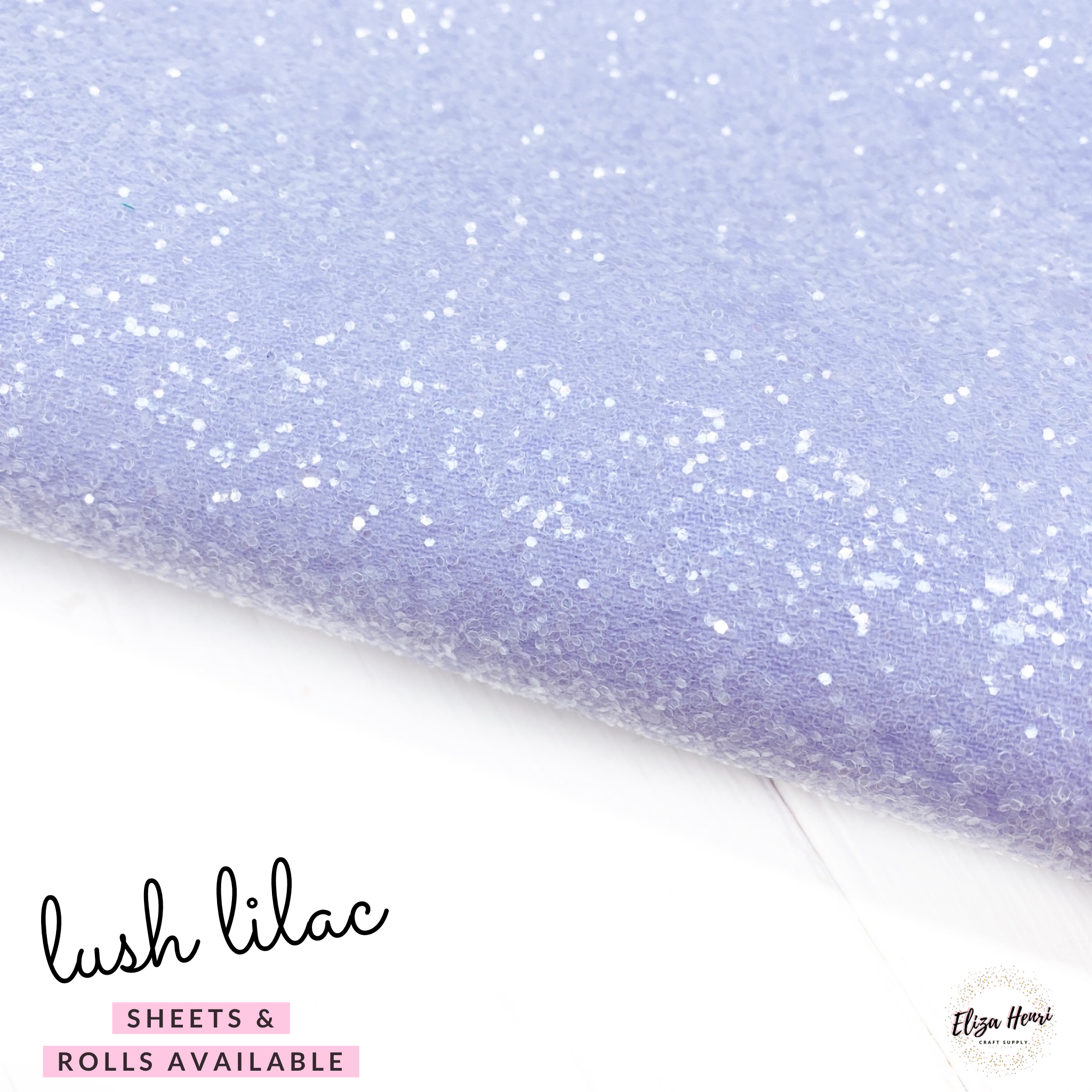 Lush Lilac Lux Premium Chunky Glitter Fabric