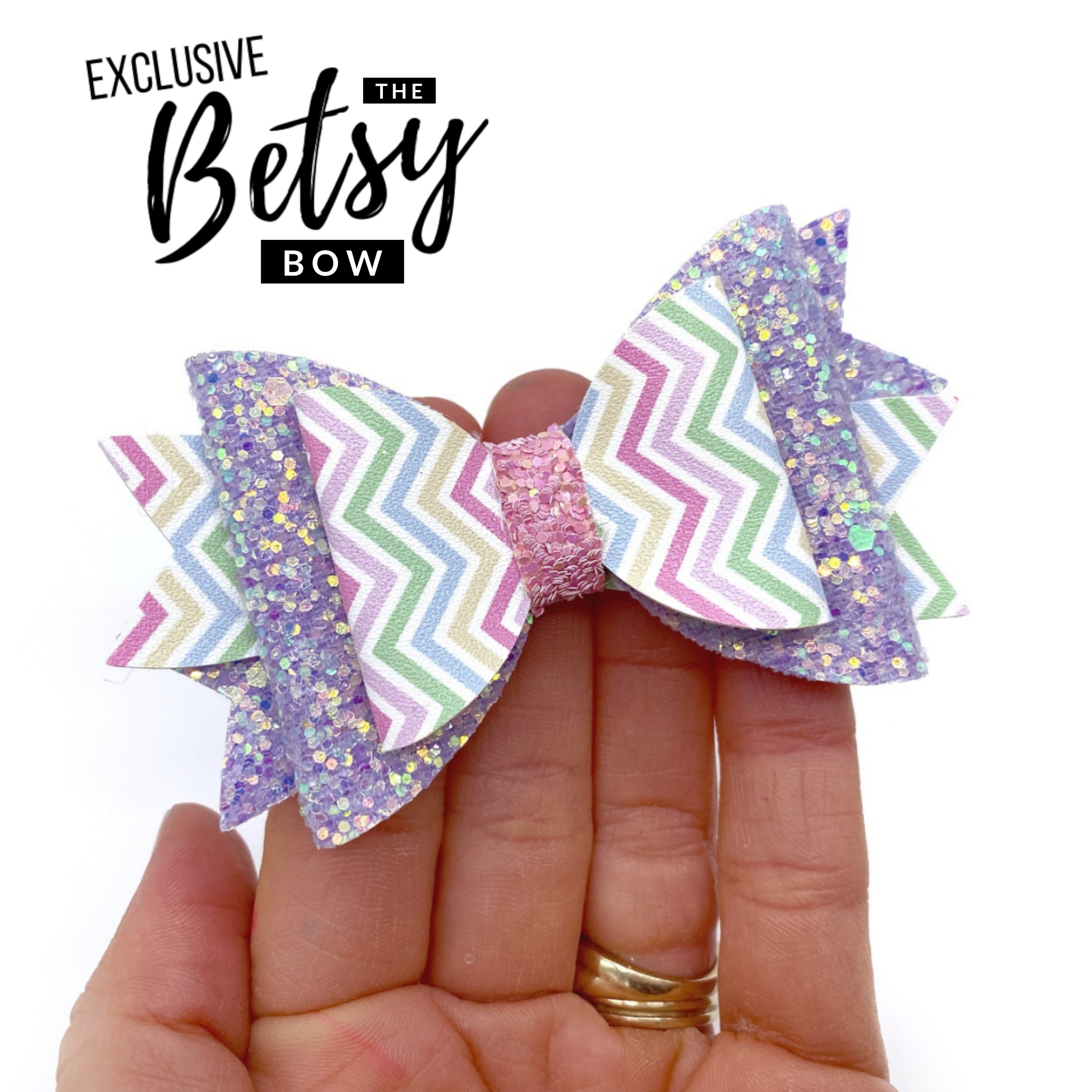The Betsy Bow Hair Bow- Template for hand-cutting