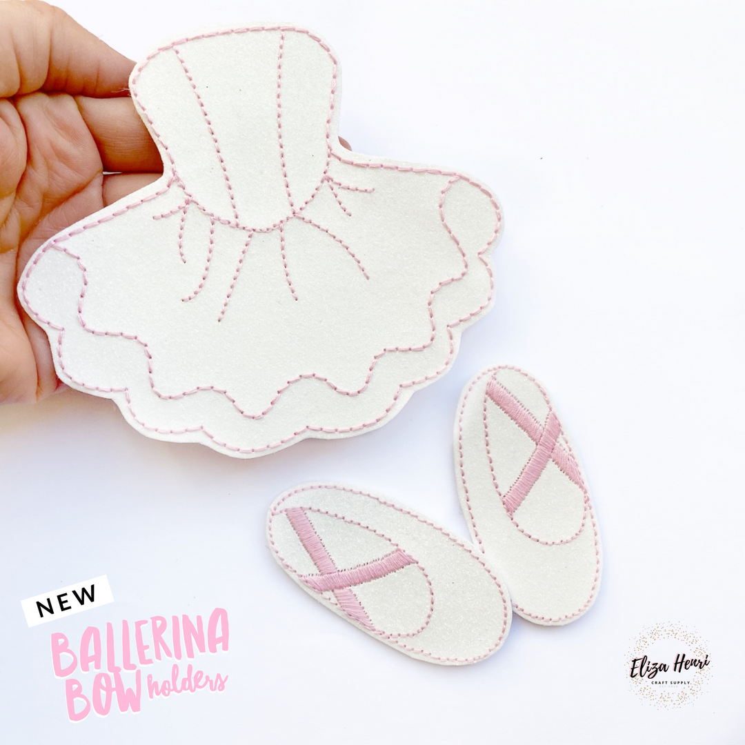 Make your own Bow Holder- DIY Little Ballerina Bow Holder Felties