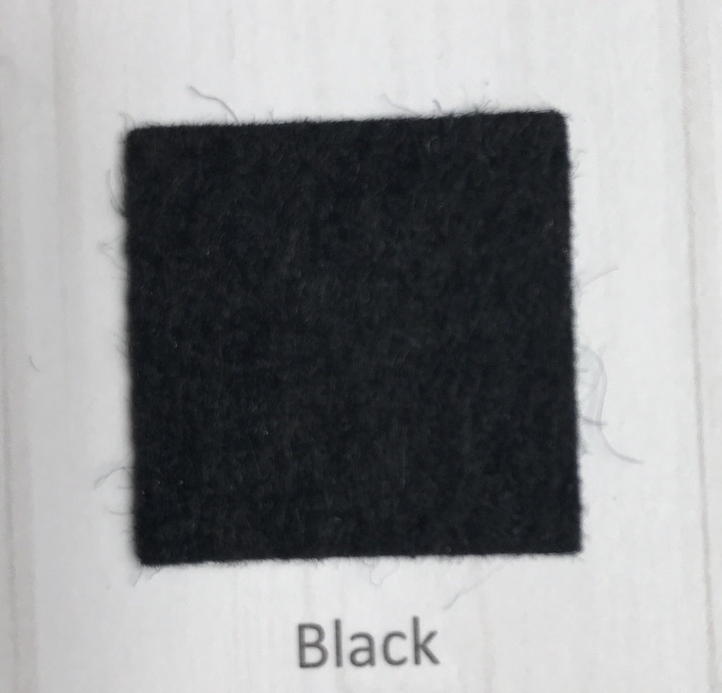 Black Merino Wool Blend Felt - Eliza Henri Craft Supply