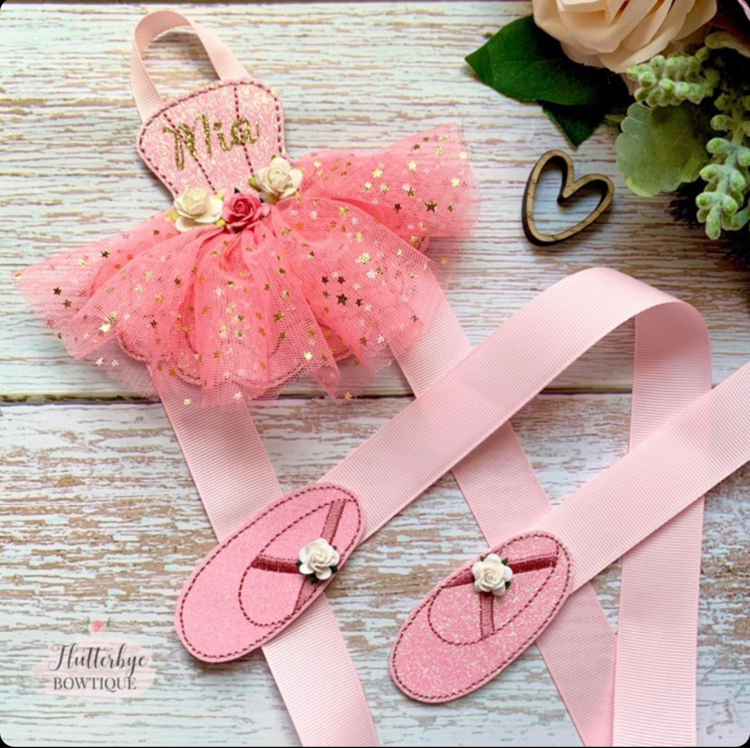 Make your own Bow Holder- DIY Little Ballerina Bow Holder Felties