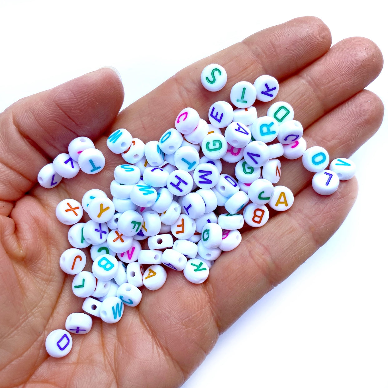 Mixed Colourful Acrylic Beads