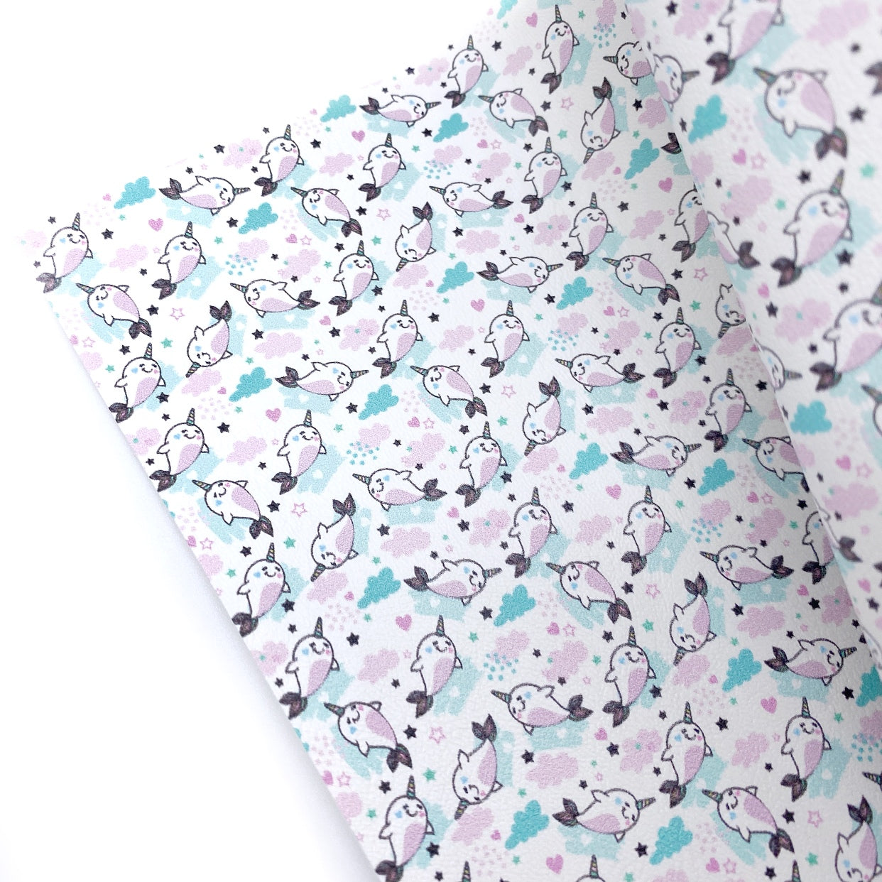 Narwhals Premium Faux Leather Fabric Sheets