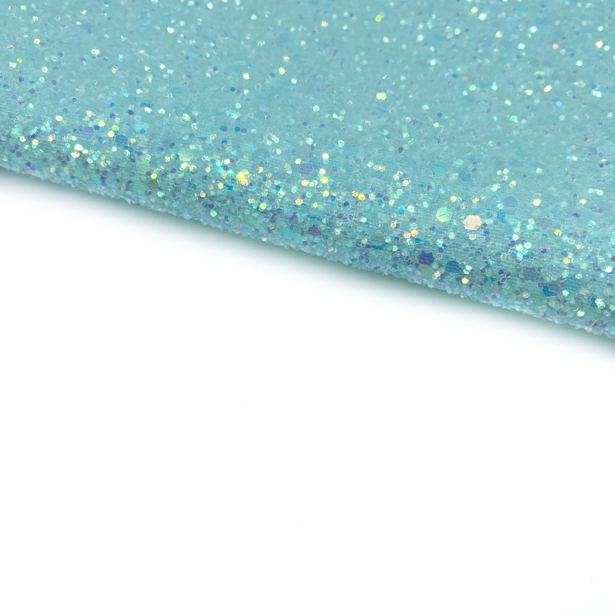 Mint Fairytales Lux Premium Chunky Glitter Fabric