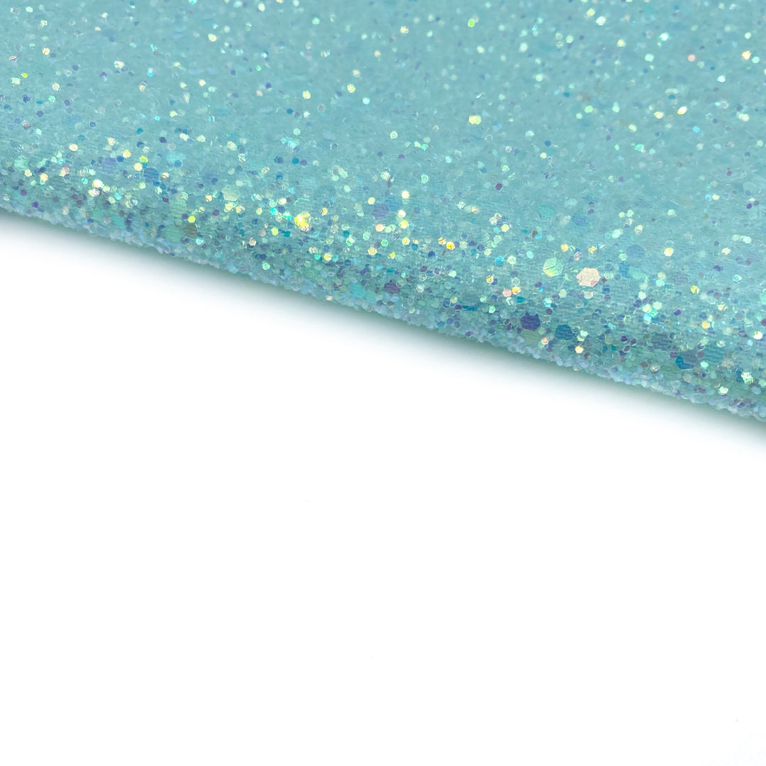 Mint Fairytales Lux Premium Chunky Glitter Fabric