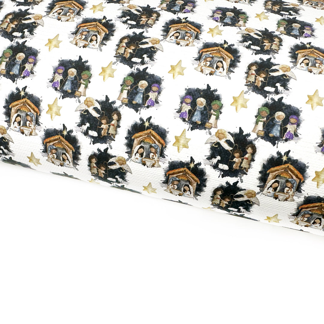 The Nativity Lux Premium Canvas Bow Fabrics