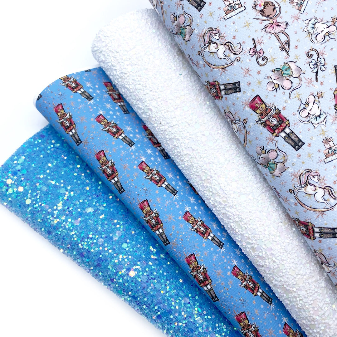 Little Darling Nutcracker Lux Premium Canvas Bow Fabrics