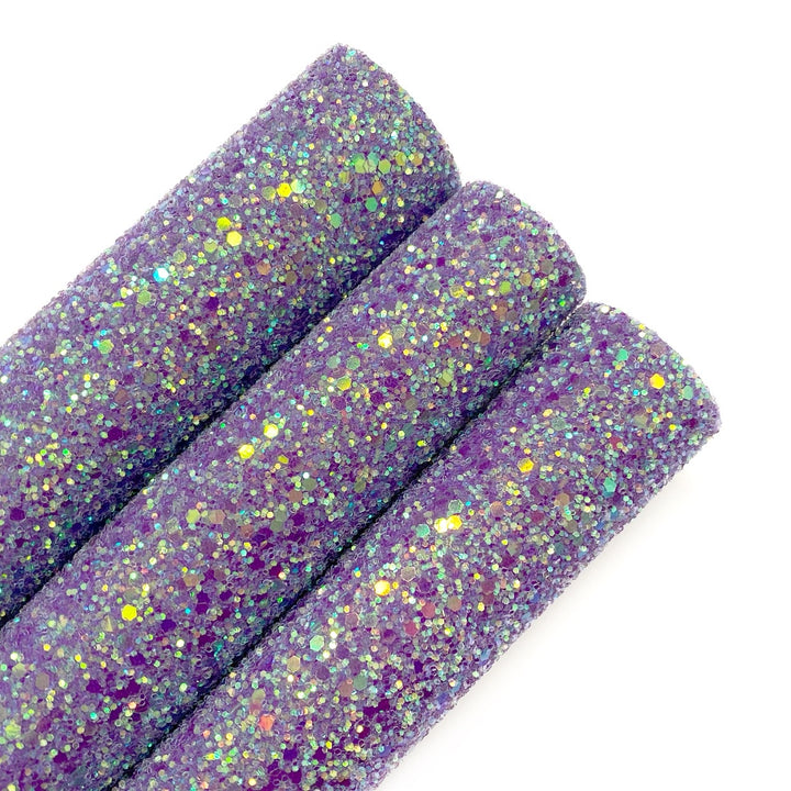 Twilight Purple Fairytales Lux Premium Chunky Glitter Fabric