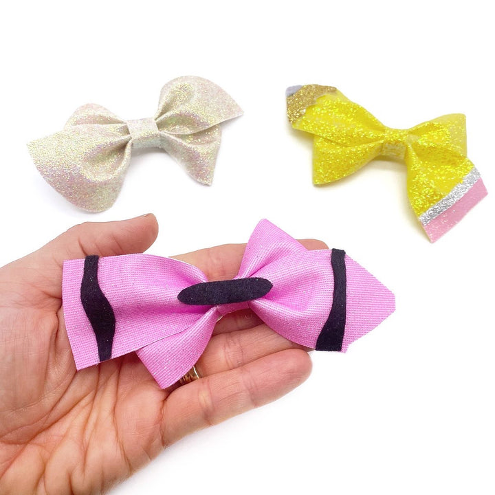 Exclusive NEW Garnet CRAYON Pinch Bow Die Cutter I