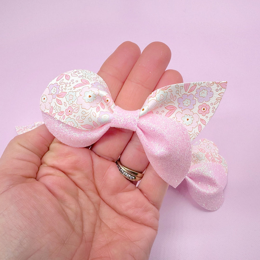 Exclusive Ditsy Dainty Pinch Bow Set 3.5'' SVG/PDF