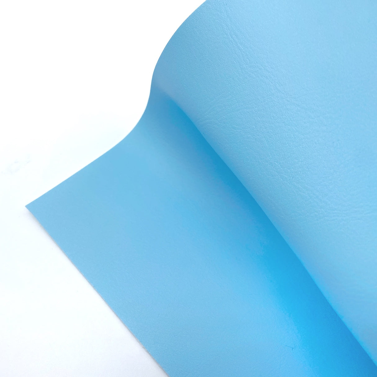 Powder Blue Premium Faux Leather Fabric Sheets