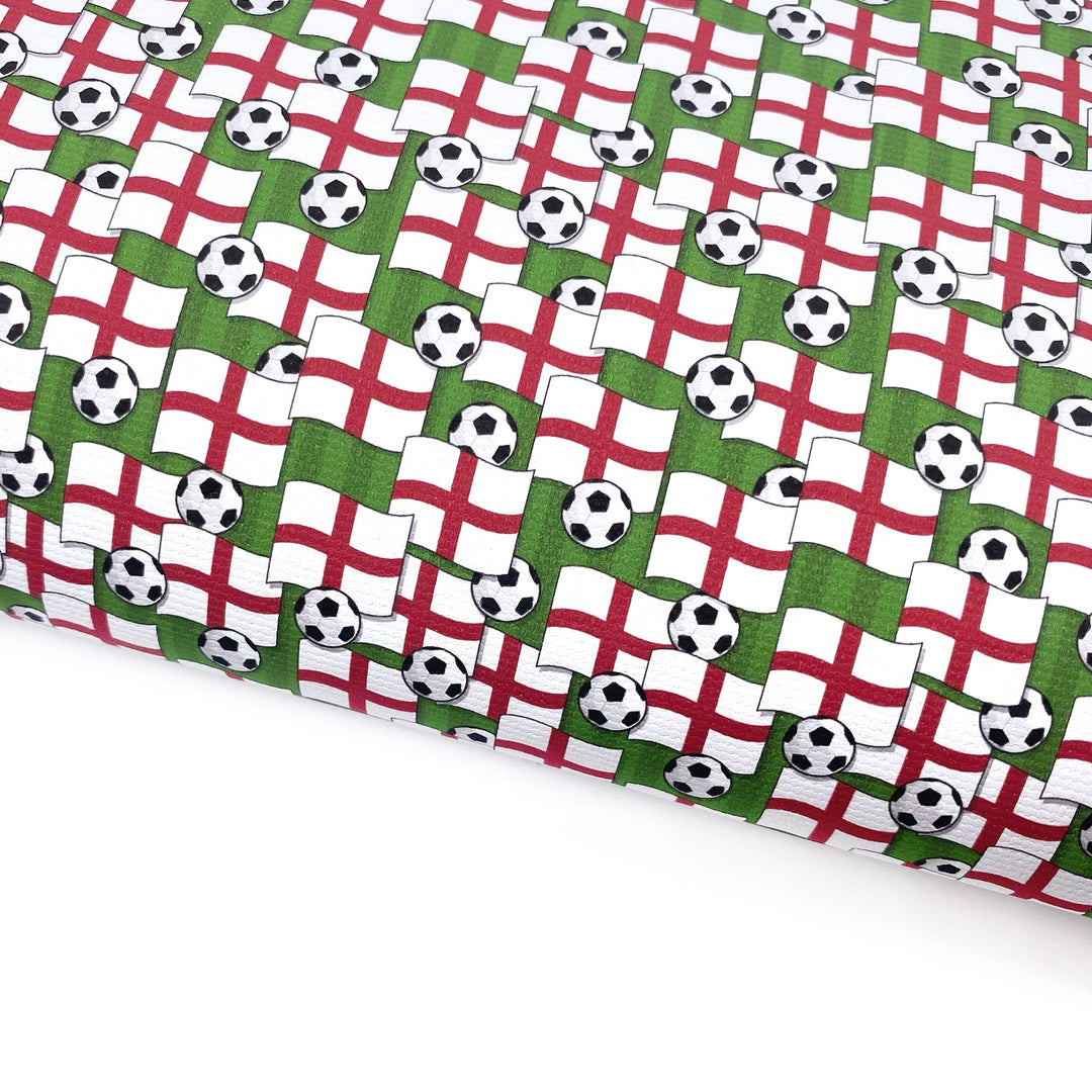 English Football Lux Premium Canvas Bow Fabrics