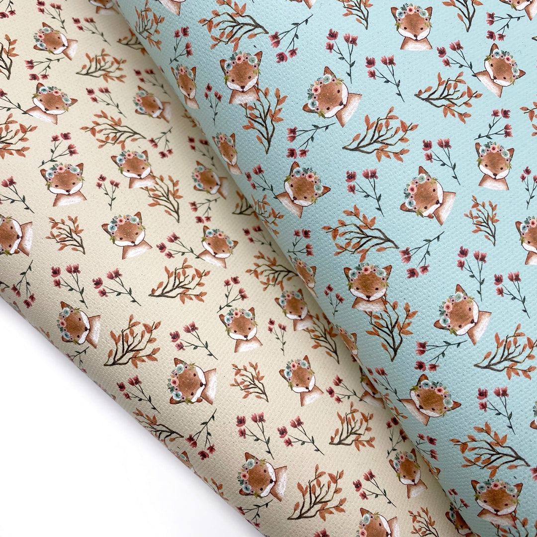 Little Fox Lux Premium Canvas Bow Fabrics