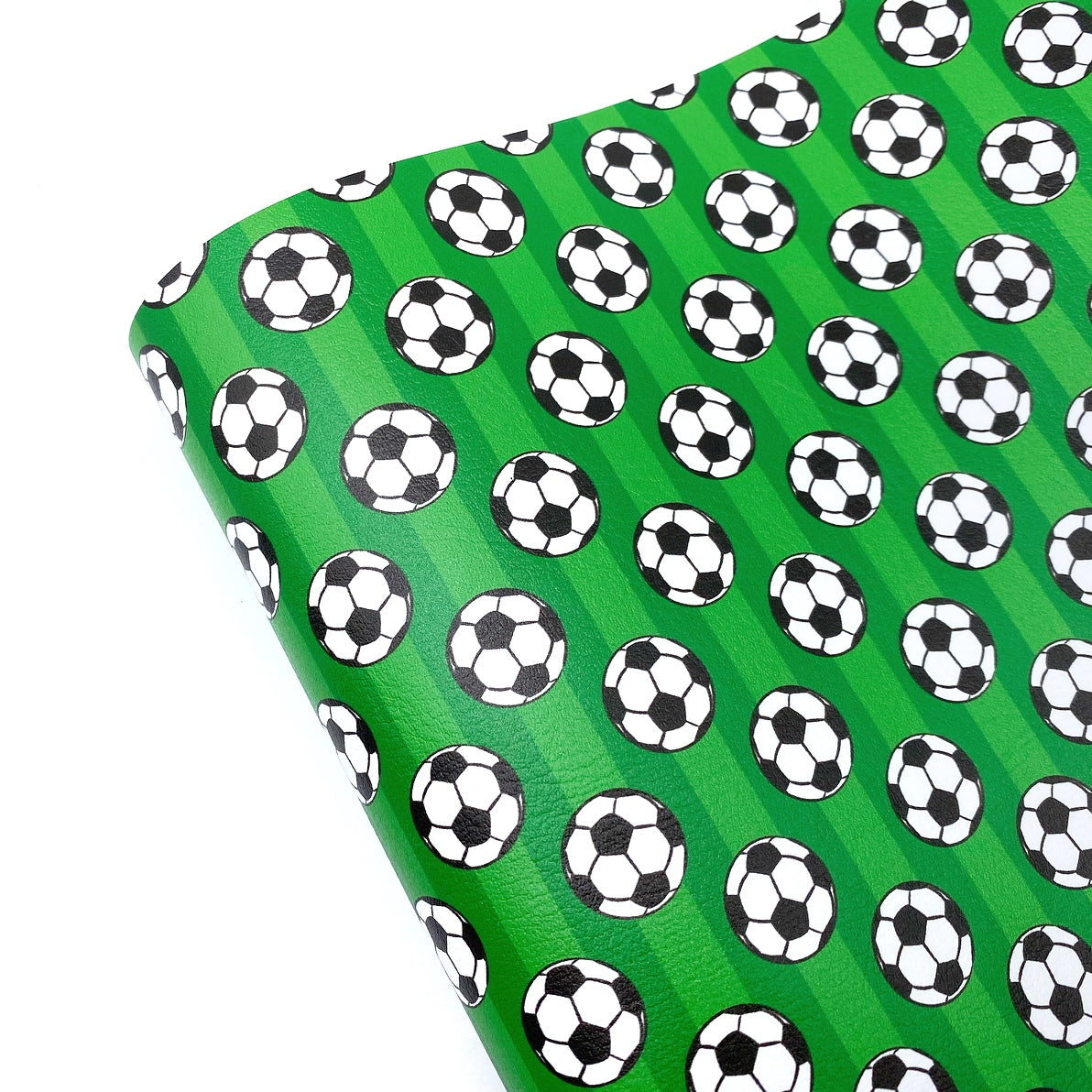 Football Field Premium Faux Leather Fabric Sheets
