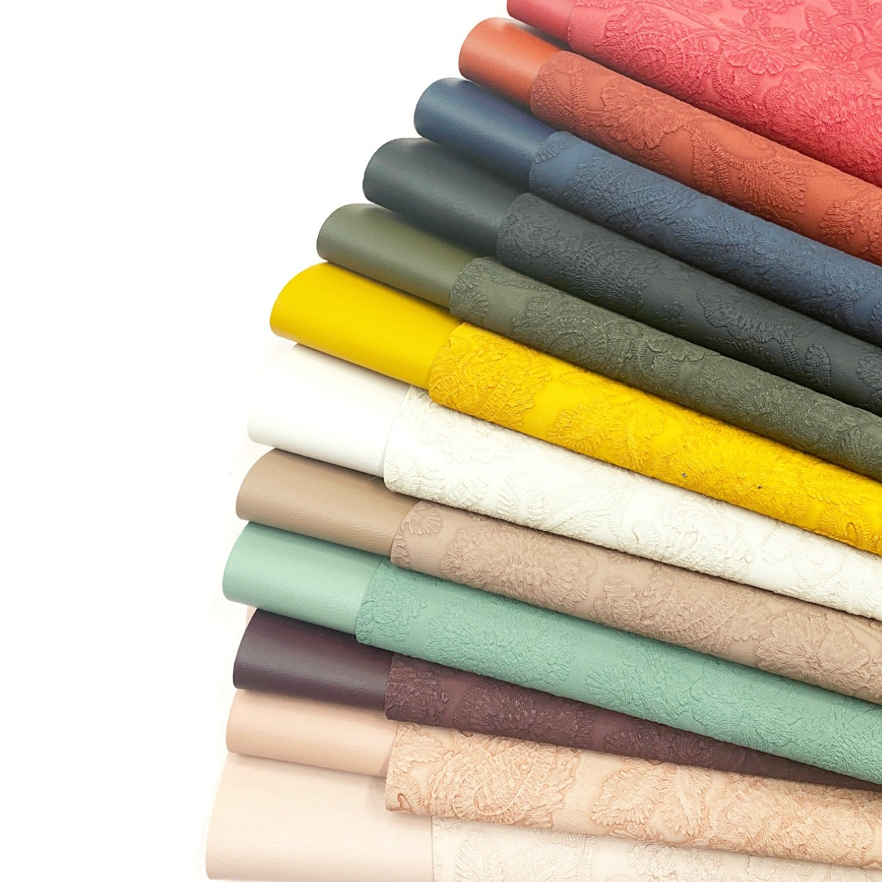 Colour Match Smooth Faux Leather Fabric Sheets