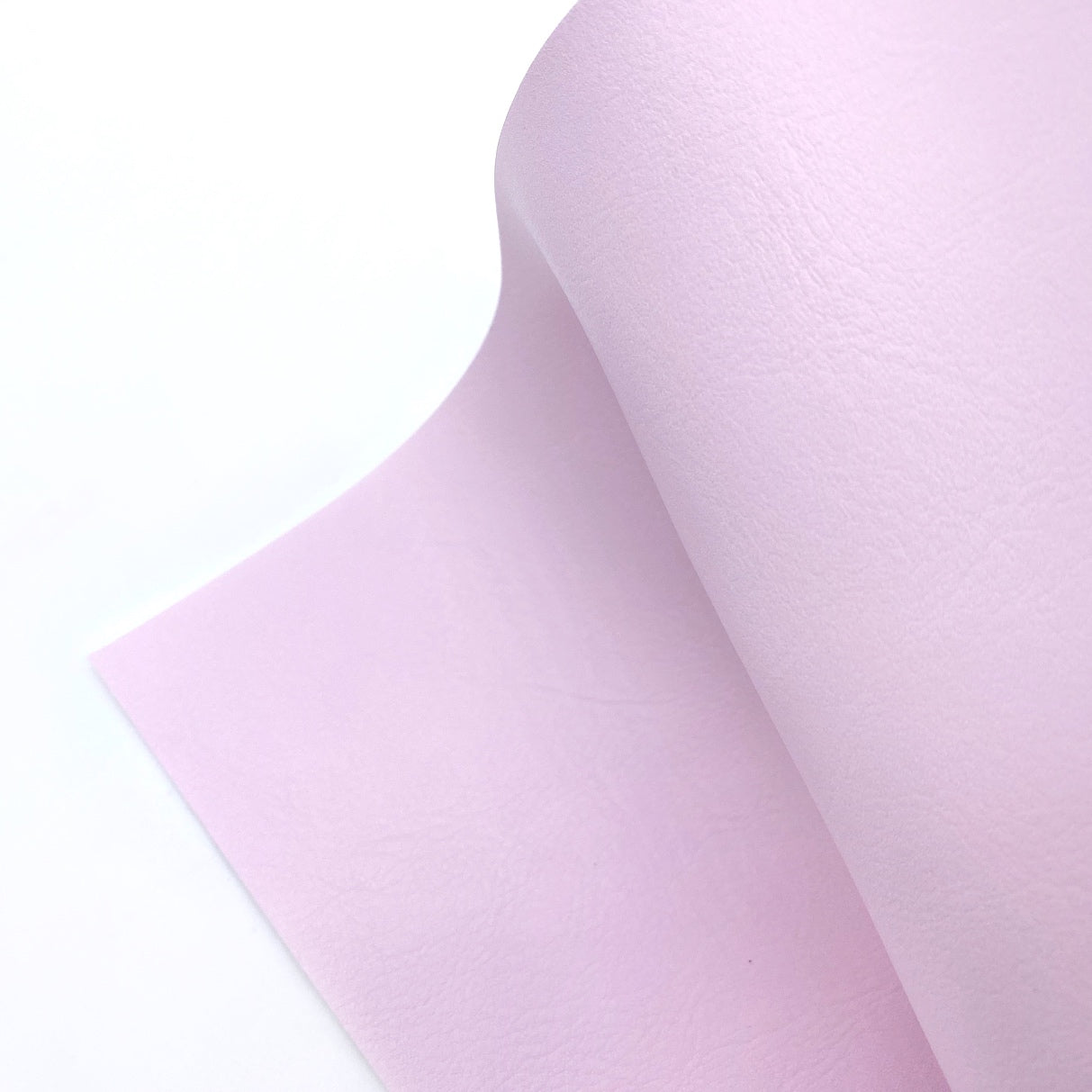 Powder Pink Premium Faux Leather Fabric Sheets