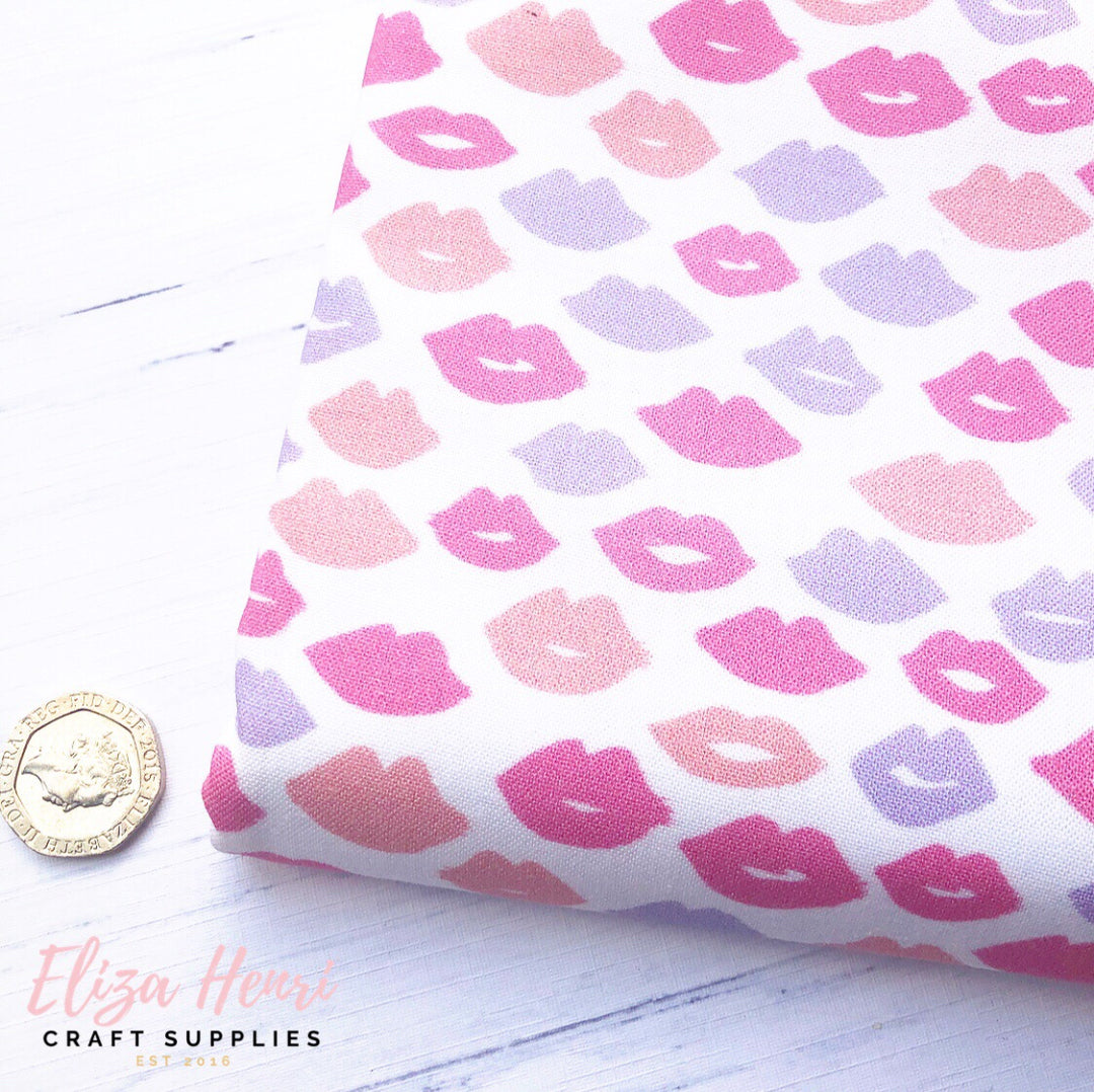 Pastel Lips Artisan Fabric Felt