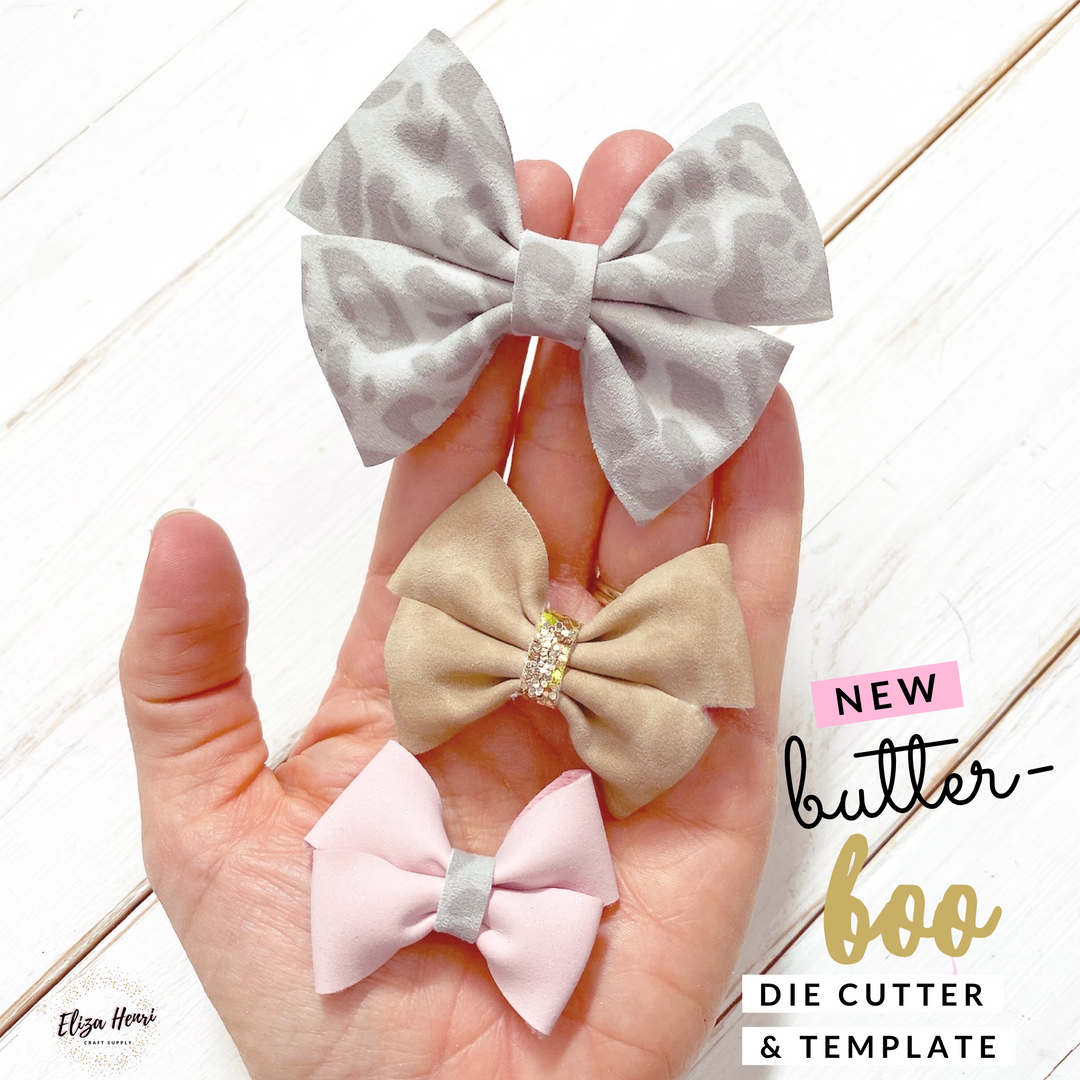 Butter-boo Hair Bow- Die Cutter/Template- PRE ORDER DIE