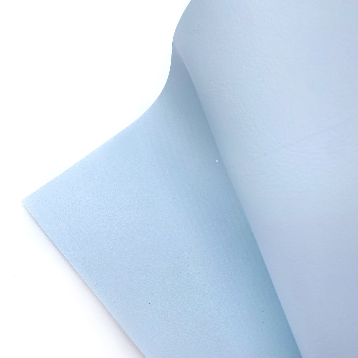Baby Blue Premium Faux Leather Fabric Sheets