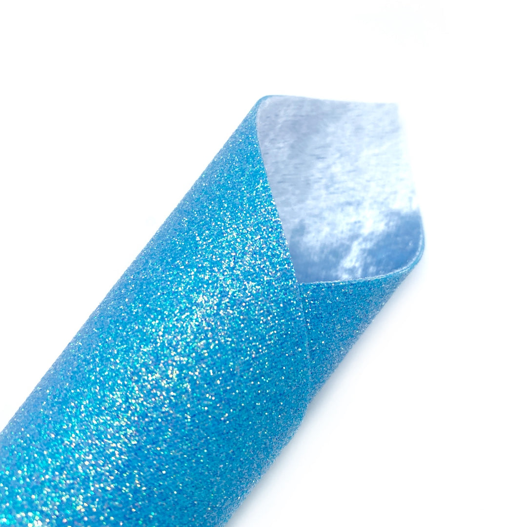 Double Sided Pastel Fine Core Glitter Fabrics