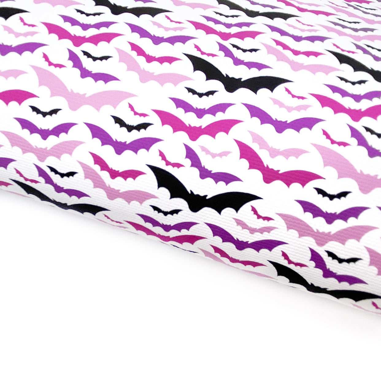 Batty about Pink Lux Premium Canvas Bow Fabrics