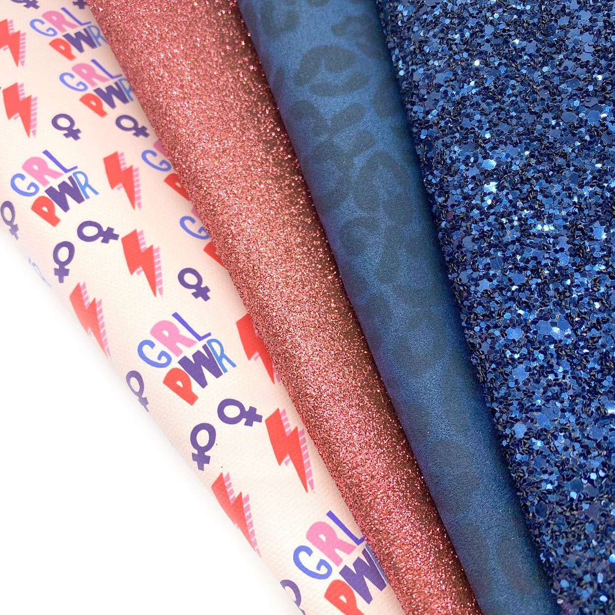 The GRLPWR Navy Collection- Beautiful Featured Fabrics