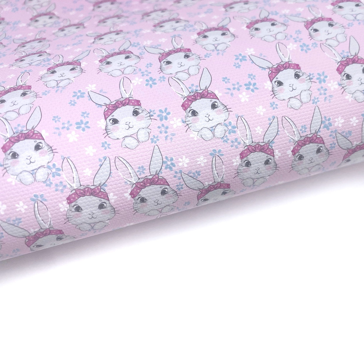 Sweet Little Darling Bunny Girl Lux Premium Printed Bow Fabrics