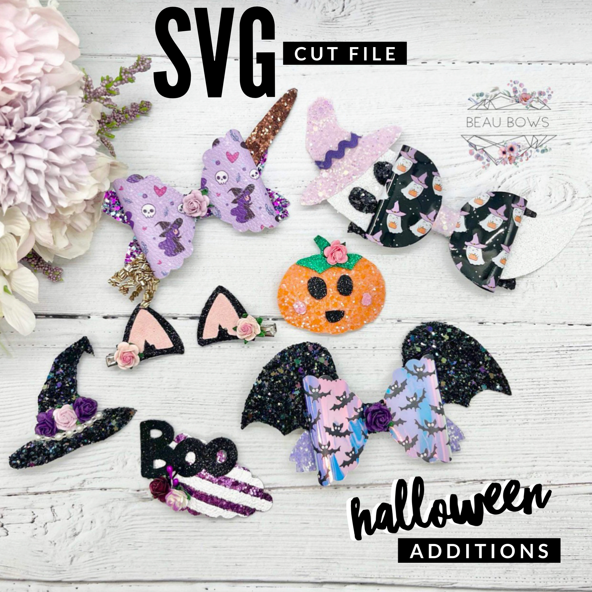 halloween shapes for bows svg