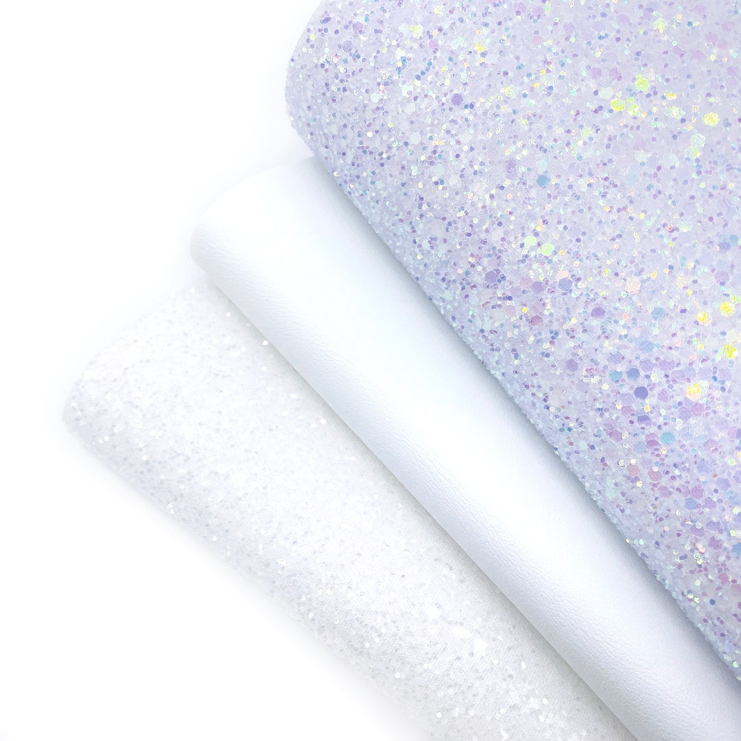 White Core Glitter Trio