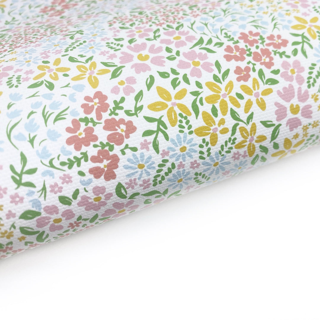 Spring Meadows Lux Premium Printed Bow Fabrics