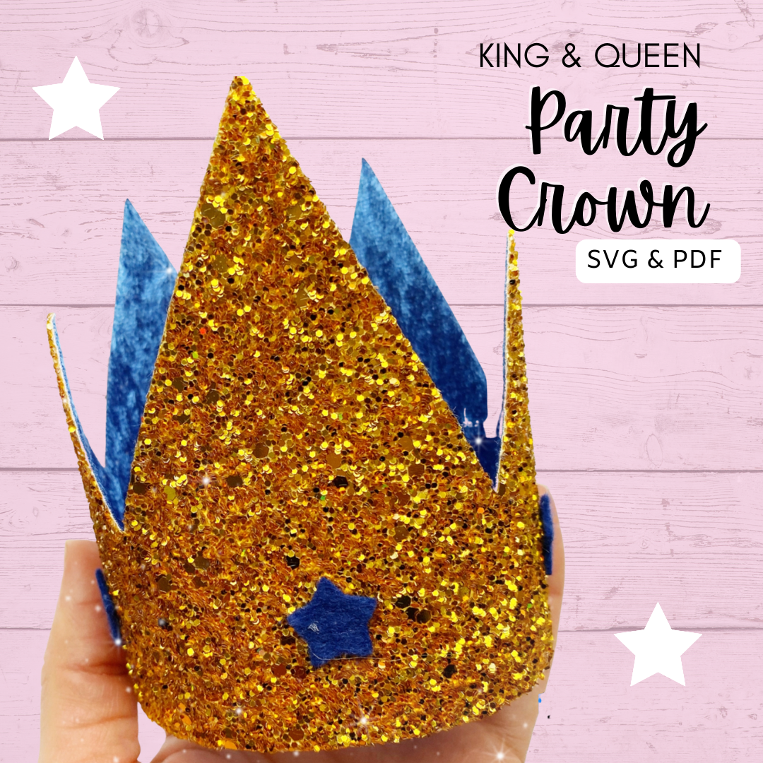 EH Exclusive Standard King Queen Party Crown SVG/PDF
