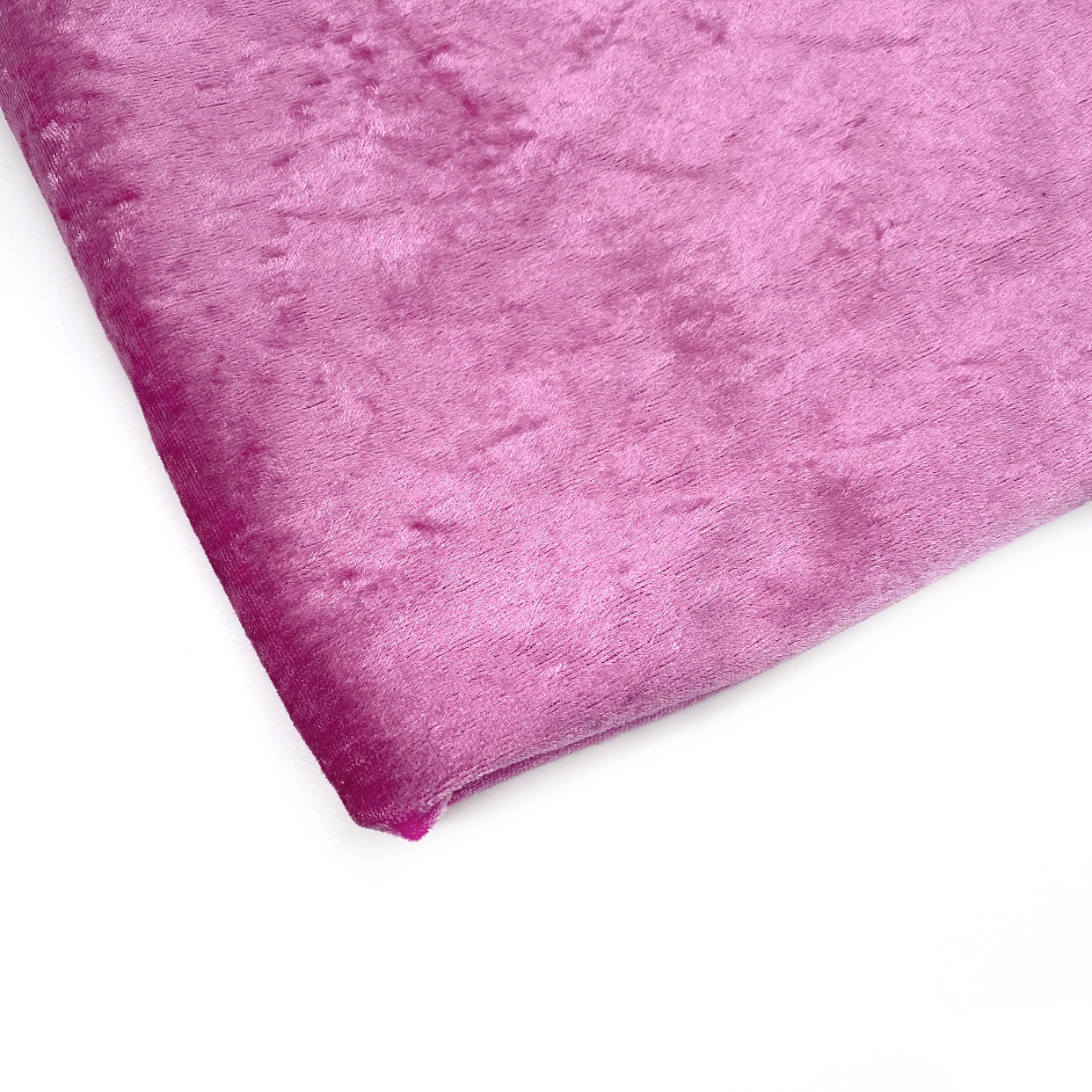 Party Pink Crushed Velvet Fabric