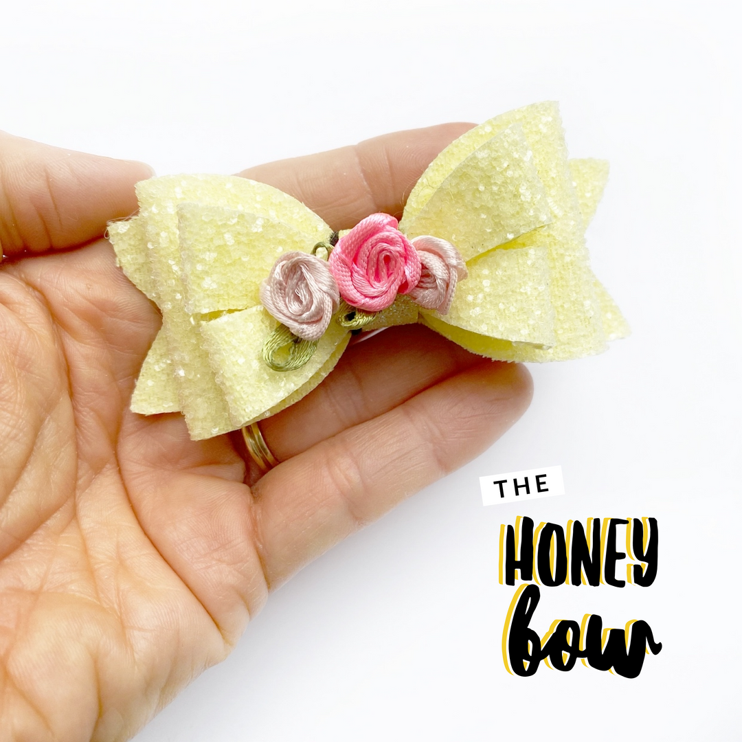 Honey Hair Bow Template/Die Cutters