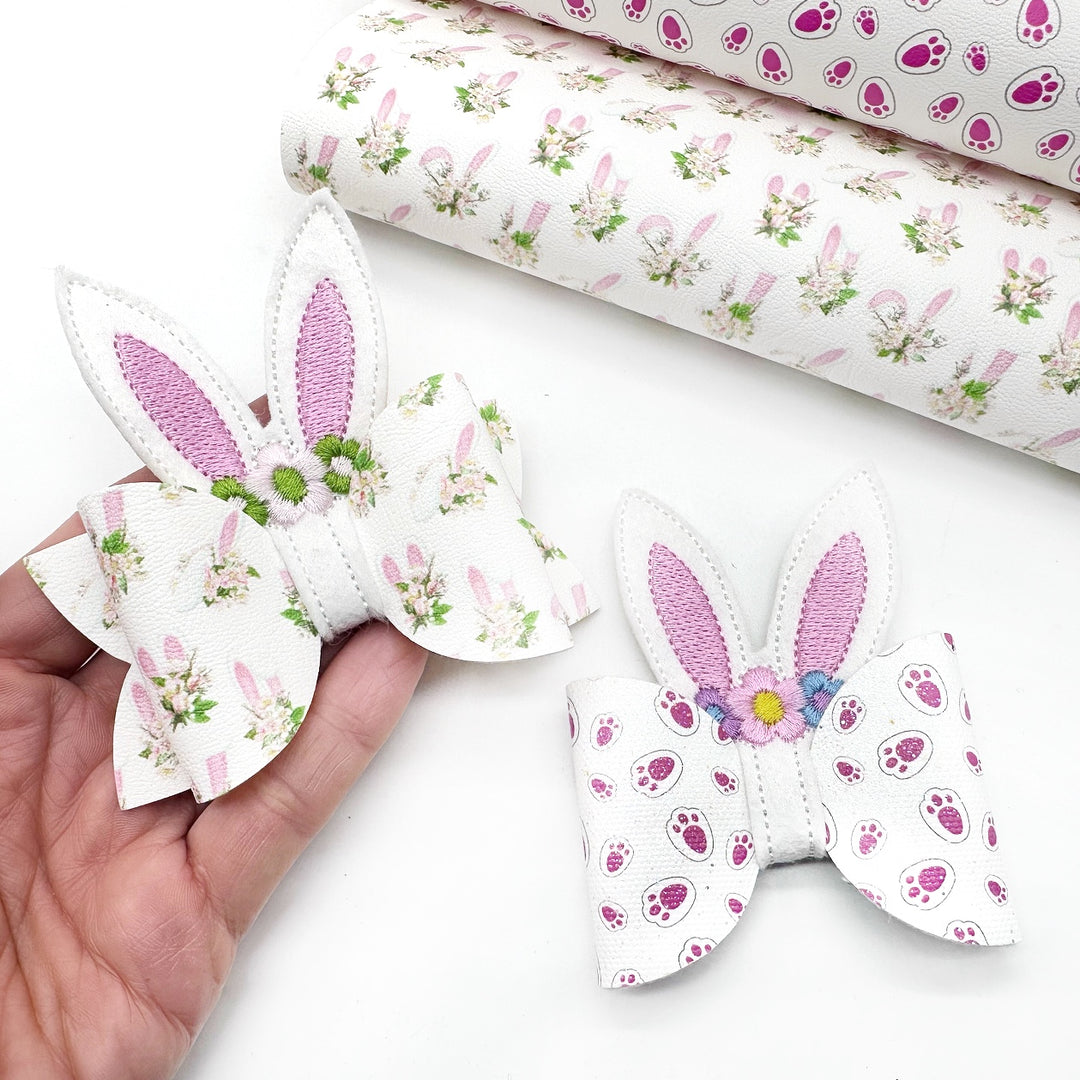 Exclusive EH Bunny Ears Felt Flower Pop Up Bow Centre Felties