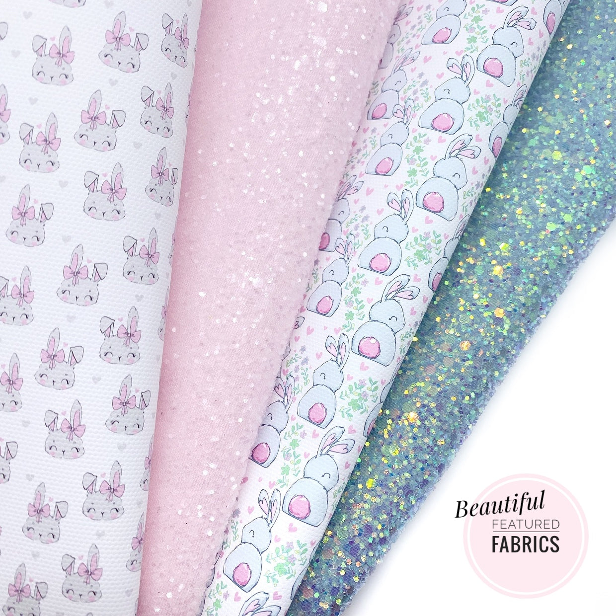 Hop Hop Bunny- Beautiful Featured Fabrics