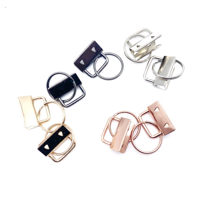 Metal Wristlet Keyring Clamps