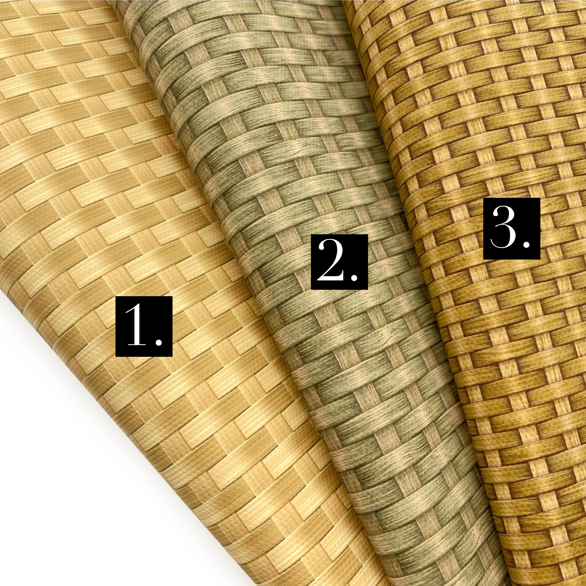 Basket Weave Horizontal Lux Premium Printed Bow Fabric