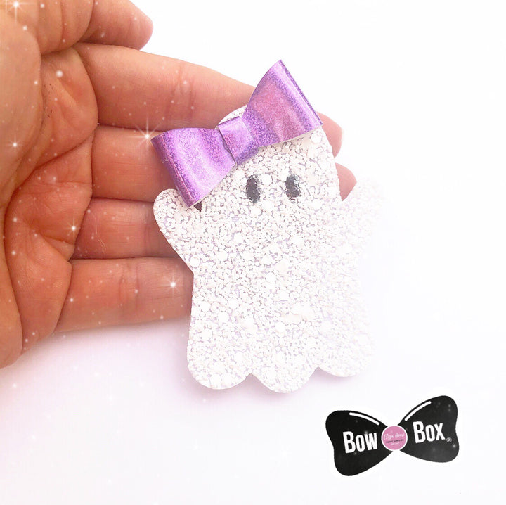 Cute Ghost and Bow Hair Template