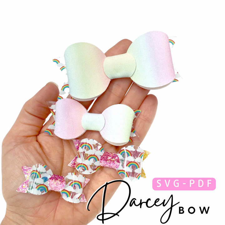 Exclusive Darcey Bow- Full Set- 5  Sizes SVG/PDF