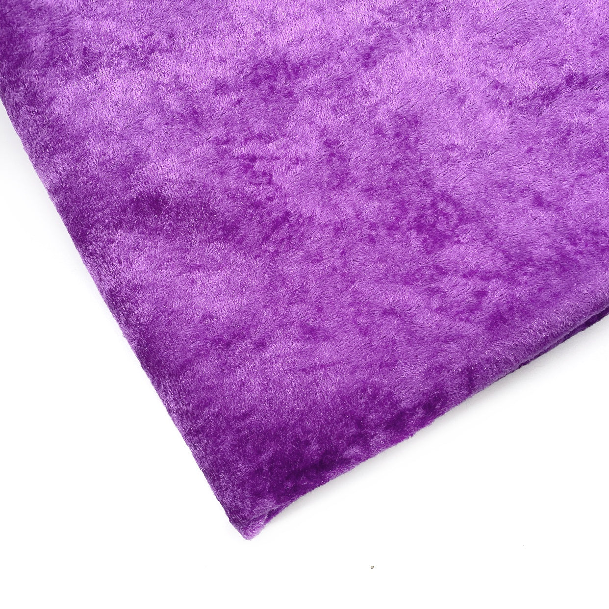 Purely Purple Crushed Velvet Fabric