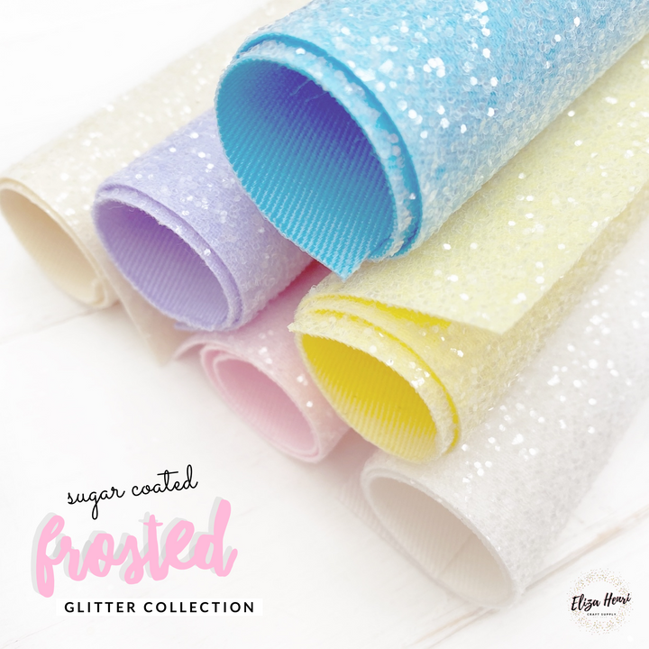 Premium Lux Sugar Coated Glitter Fabric Sheets