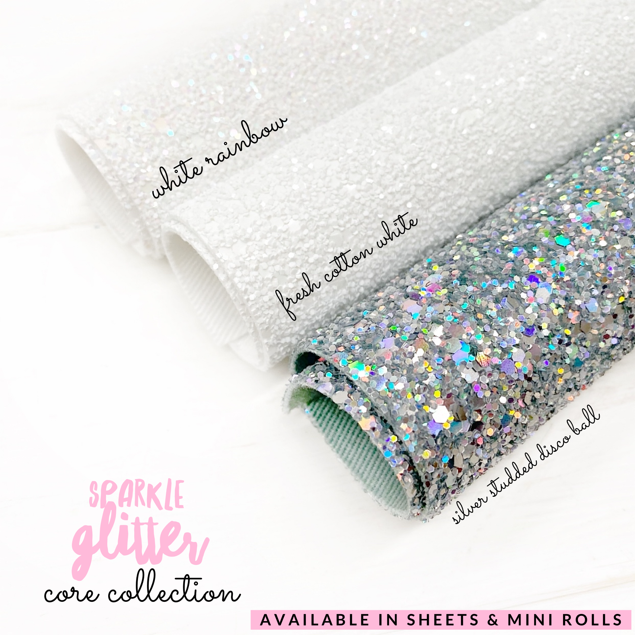 Sparkle Premium Lux Glitter collection- 3 Colours