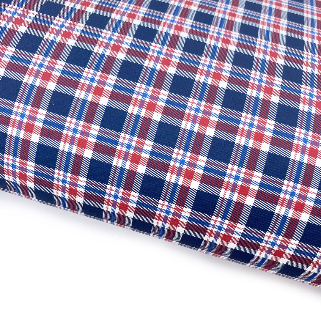 Great British Plaid Lux Premium Printed Bow Fabric