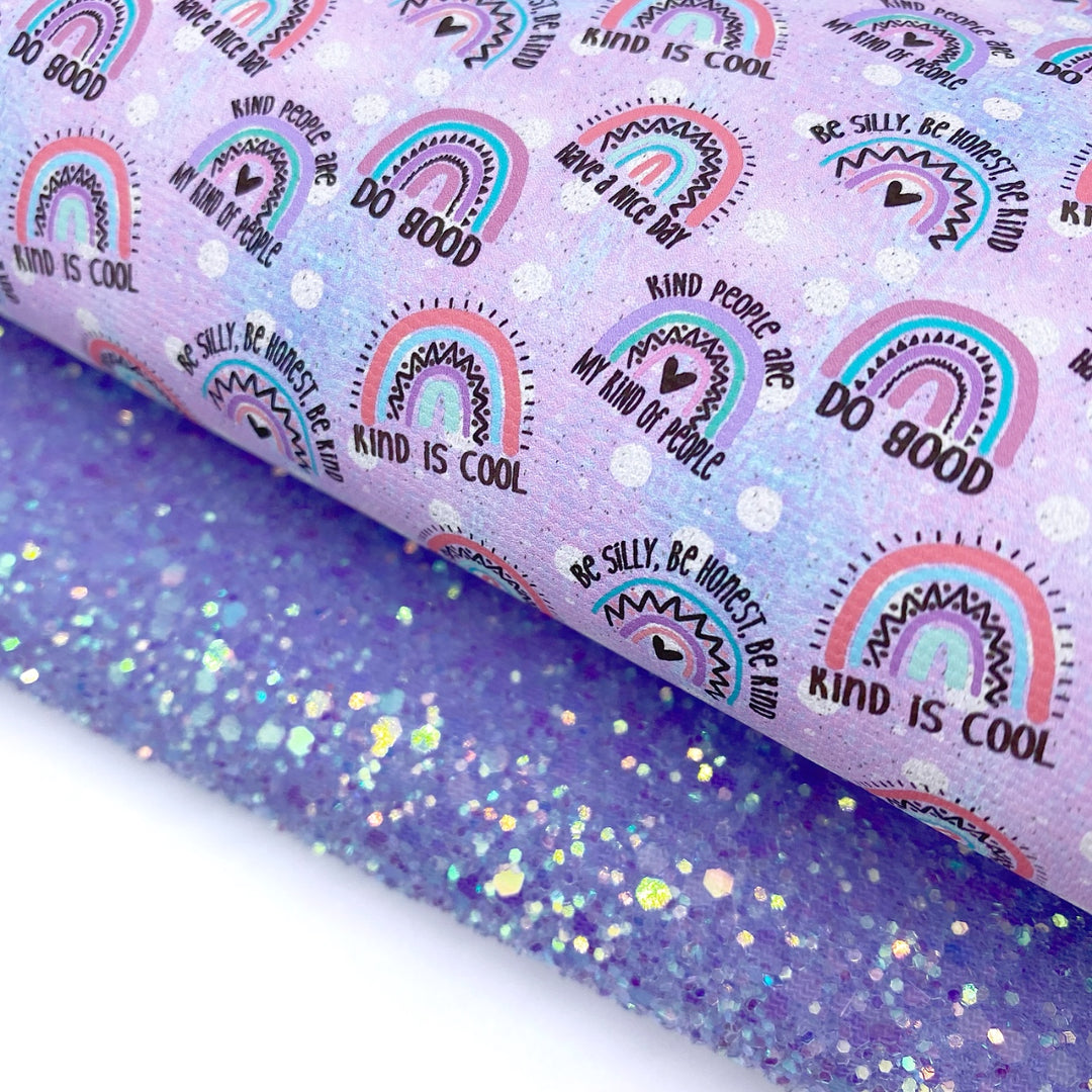 Kind is cool Lux Premium Canvas Bow Fabrics