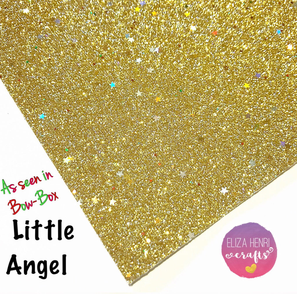 Little Angel Fine Glitter Fabric - Eliza Henri Craft Supply
