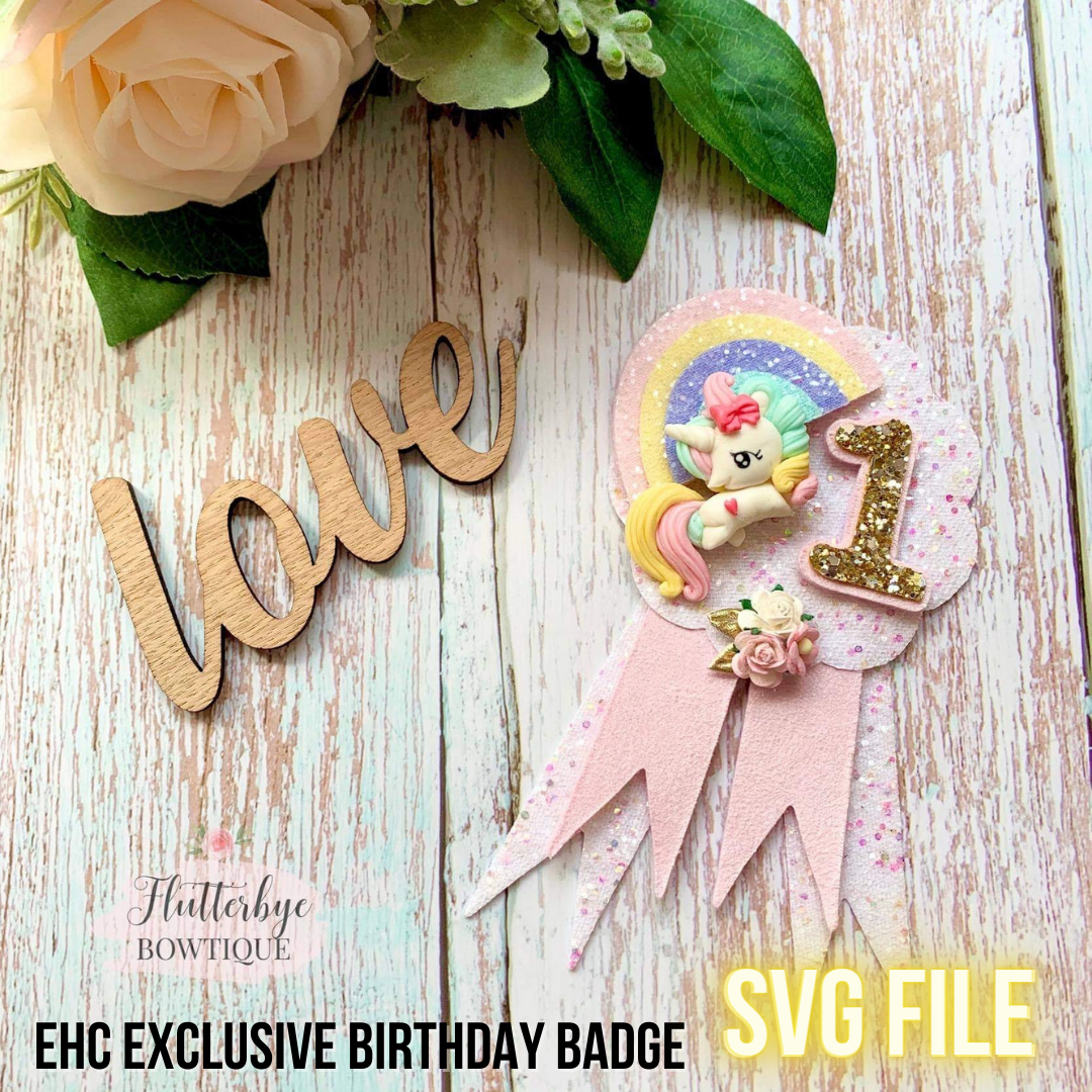 EHC Exclusive Birthday Badge SVG