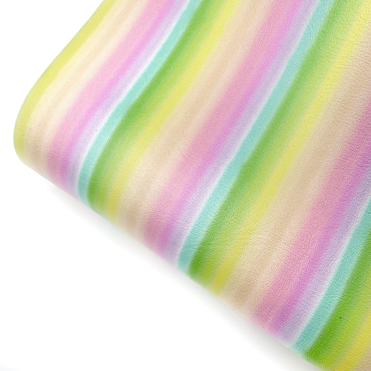Pastel Rainbow Original Premium Faux Leather Fabric Sheets