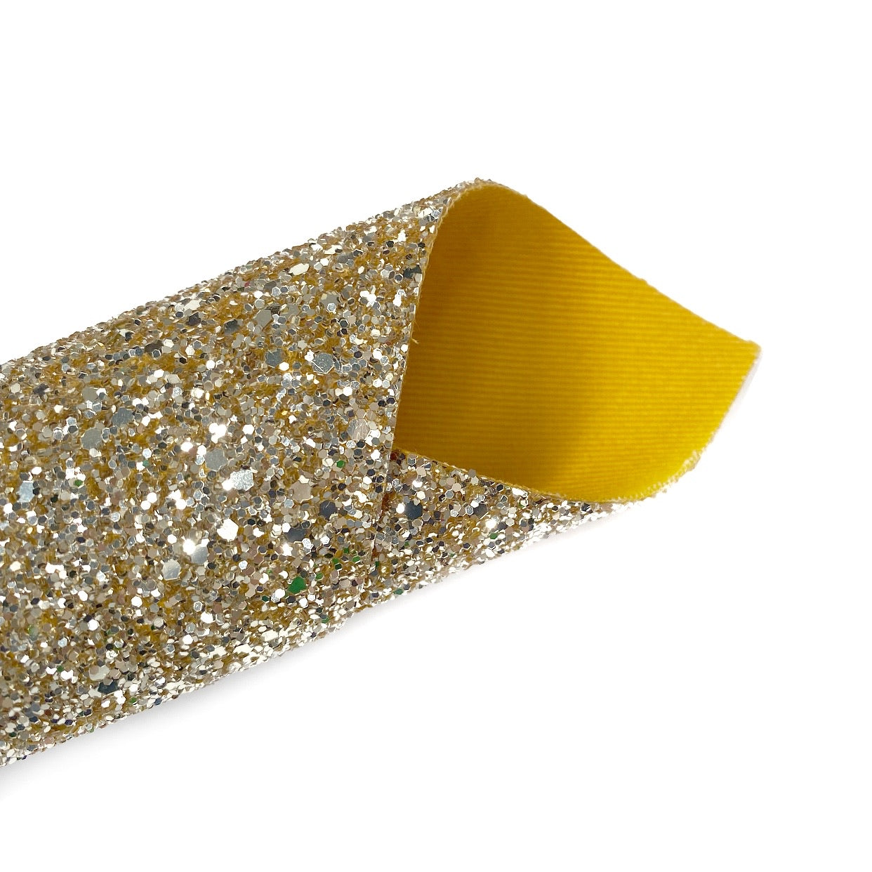 Golden Oldie Lux Premium Chunky Glitter Fabric