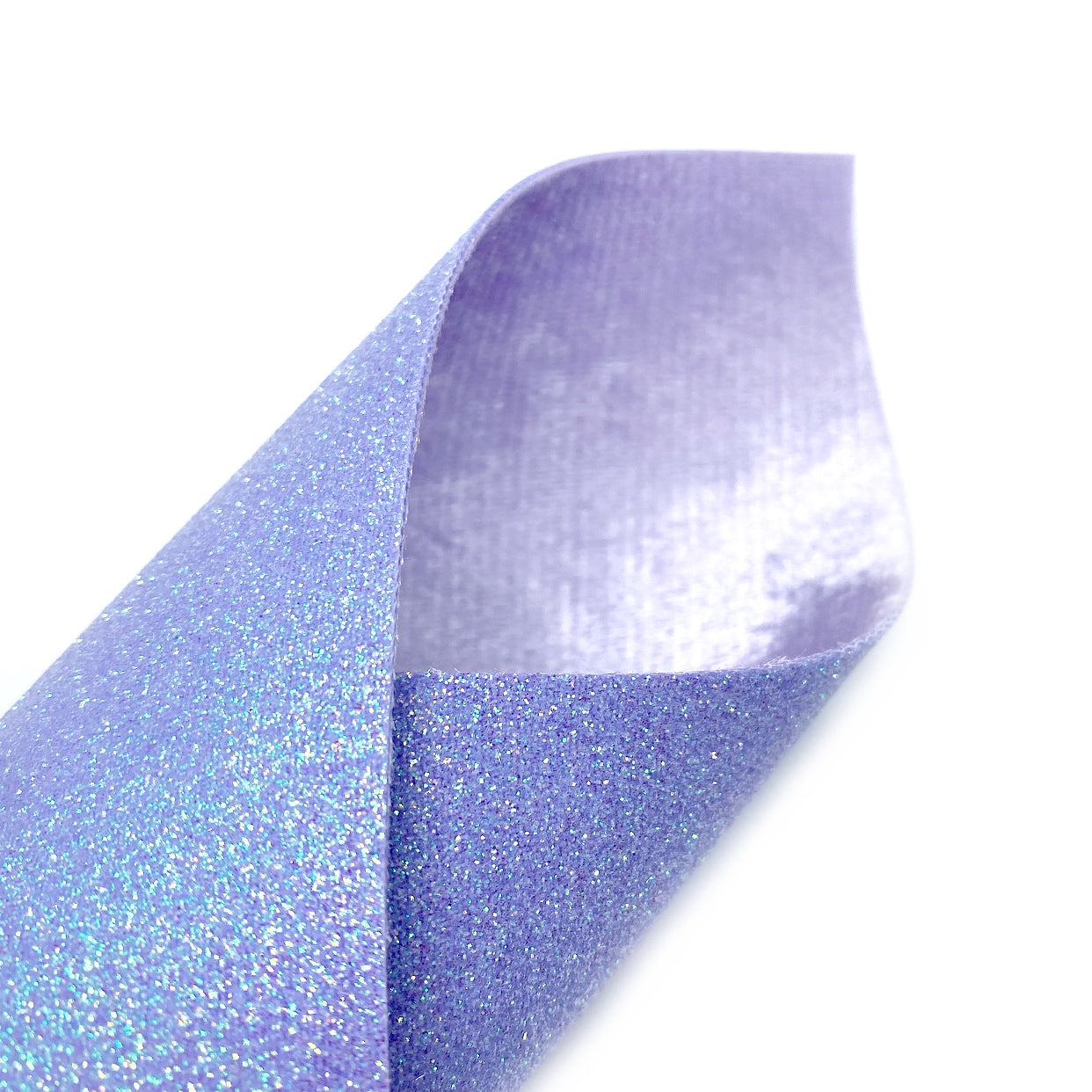 Double Sided Pastel Fine Core Glitter Fabrics